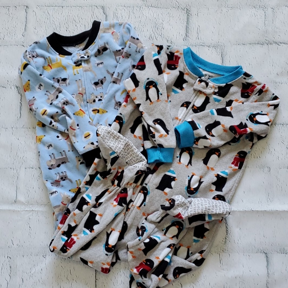 Carter's Fleece Footed Fleece PJ's